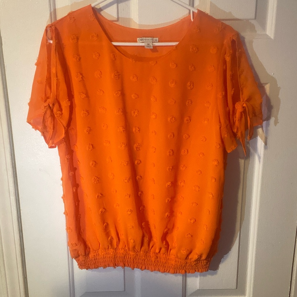 Cato Vibrant Orange Blouse